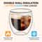 Clear Glass DoubleWall Insulated Espresso Cups Perfect For Tea Coffee Latte Milk Cafe Restaurant Us 1