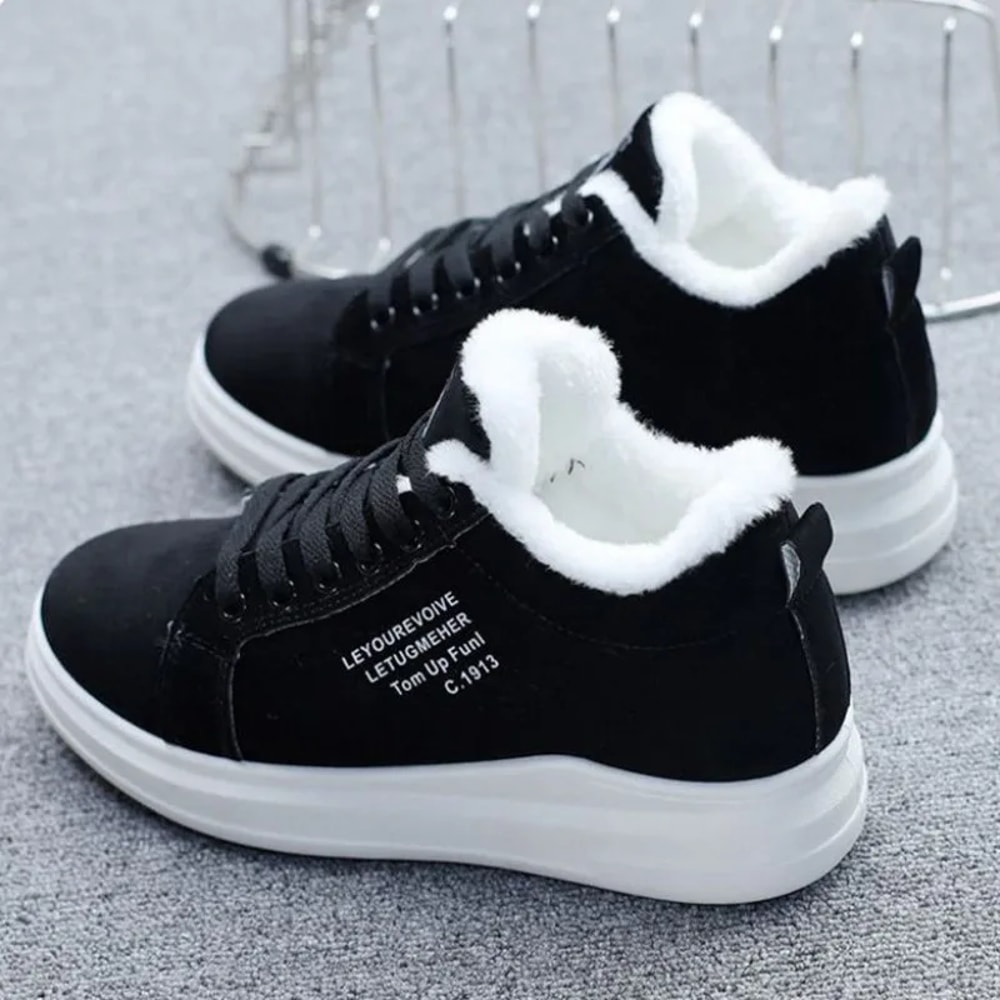 Winter Outdoor Snow Boots New Lace Up Women Shoes Warm Fur Plush Platform Fashion Sneakers Casual L 3