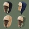 Warmth Ear Protectors Ski Hat Outdoor -Style Lei Feng Cap for Men and Women Fashion