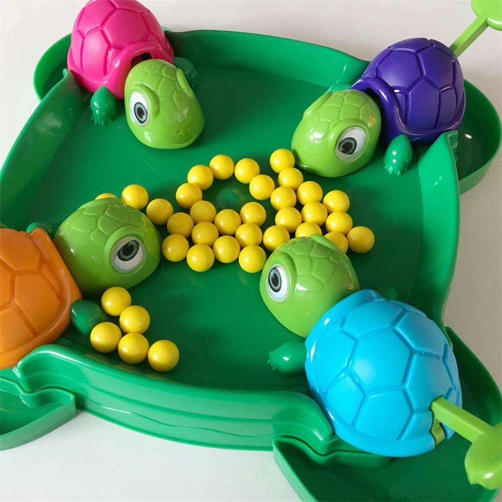 Safe Kids Desktop Turtles Eat Beans Game Entertainment Educational Competitive Toy for Parent-child Interaction
