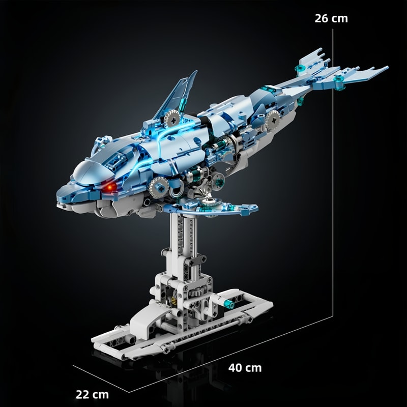 Dragonfly Mechanical Model Building Blocks Kit DIY Toy For Kids And Adults Creative Construction Se 5