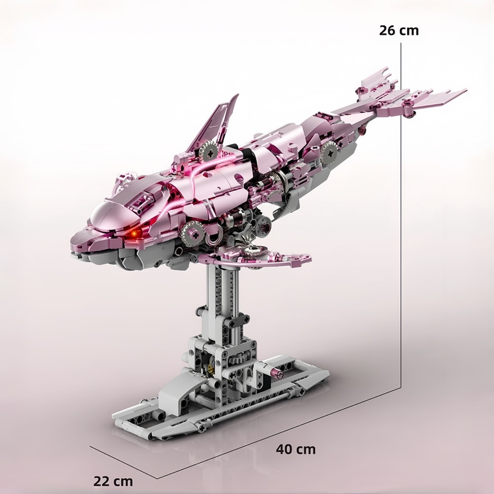 Dragonfly Mechanical Model Building Blocks Kit DIY Toy For Kids And Adults Creative Construction Se 6