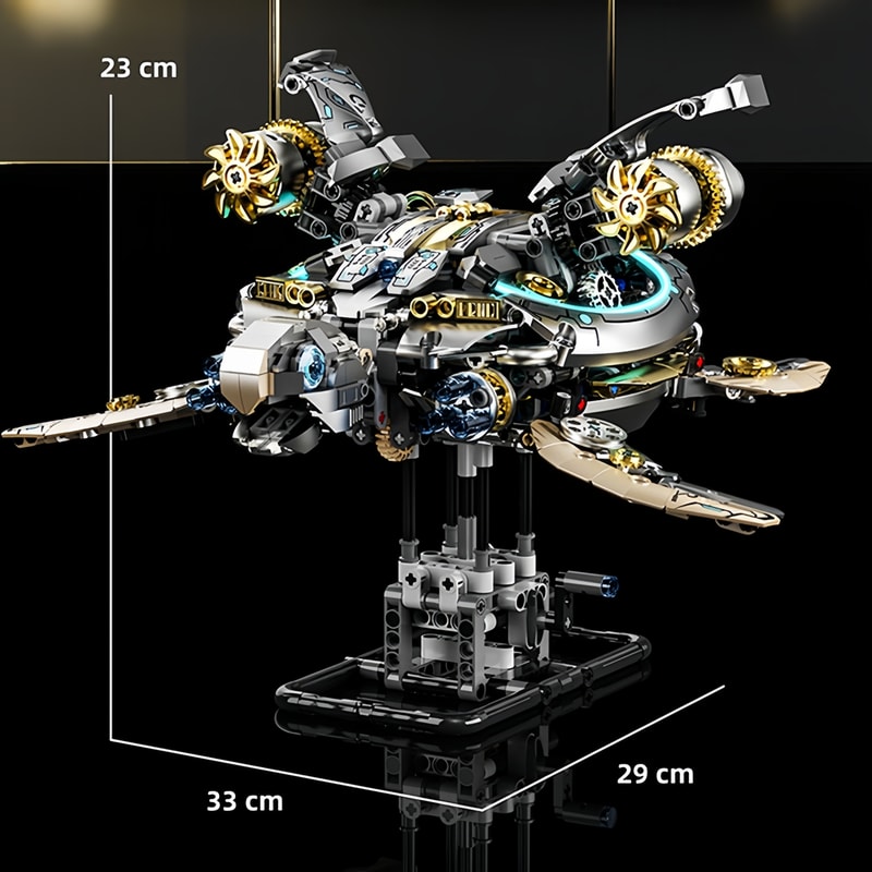 Dragonfly Mechanical Model Building Blocks Kit, DIY Toy for Kids and Adults, Creative Construction Set