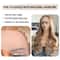 Lace Front Wig Body Wave Synthetic HD Ombre Honey Blonde Blonde Highlight Lace Frontal Wig 2