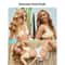 Lace Front Wig Body Wave Synthetic HD Ombre Honey Blonde Blonde Highlight Lace Frontal Wig 3