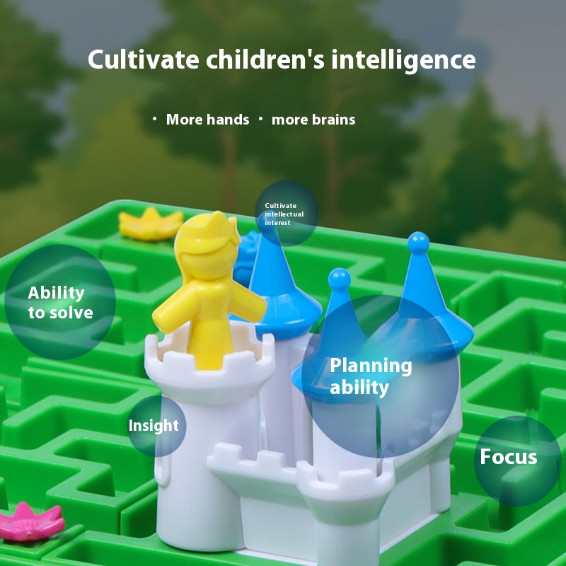 Multiple Levels Maze Board Games Toy Parent-child Interactive Table Game Thinking Toy for Kids Challenge Desktop Party