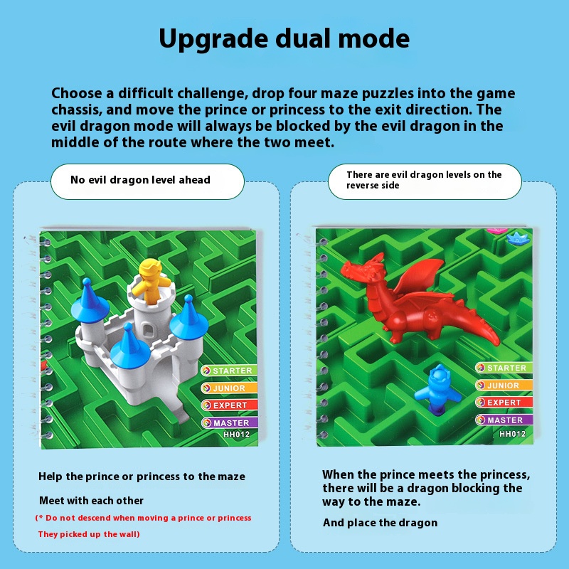 Multiple Levels Maze Board Games Toy Parent-child Interactive Table Game Thinking Toy for Kids Challenge Desktop Party