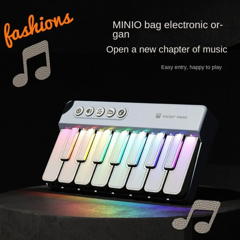 Mini Electronic Organ Portable Piano Custom Educational Toy For Children Cute Gamer Mini Piano Keyboard