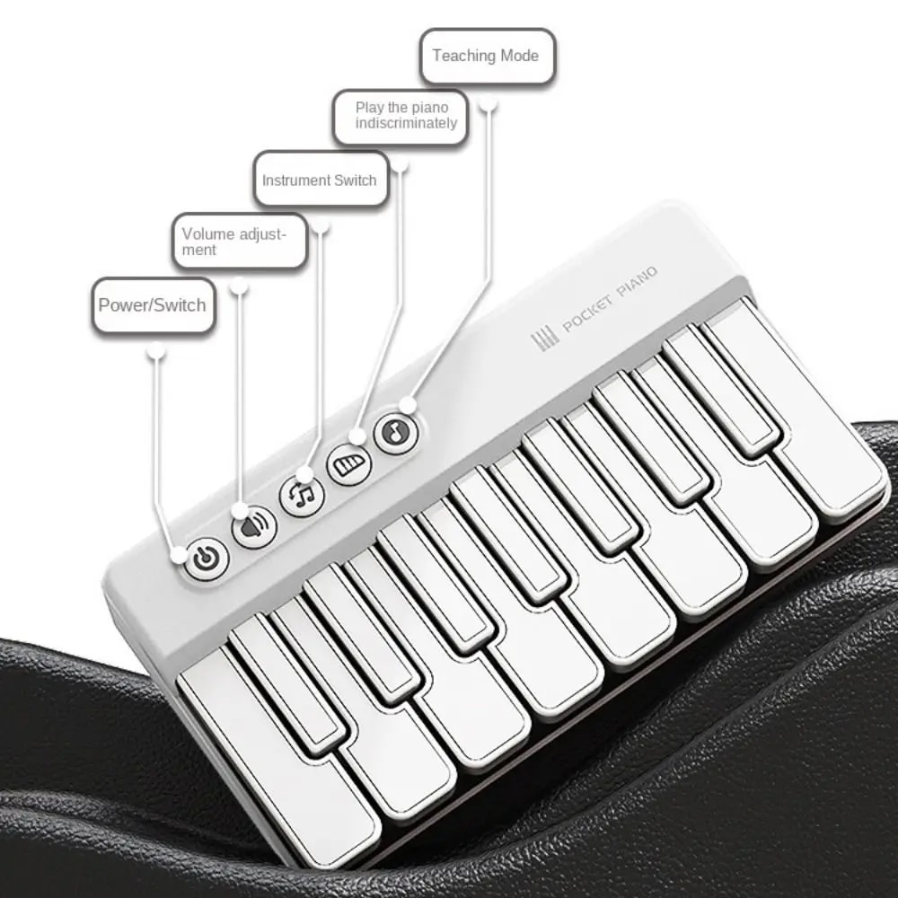 Mini Electronic Organ Portable Piano Custom Educational Toy For Children Cute Gamer Mini Piano Keyboard