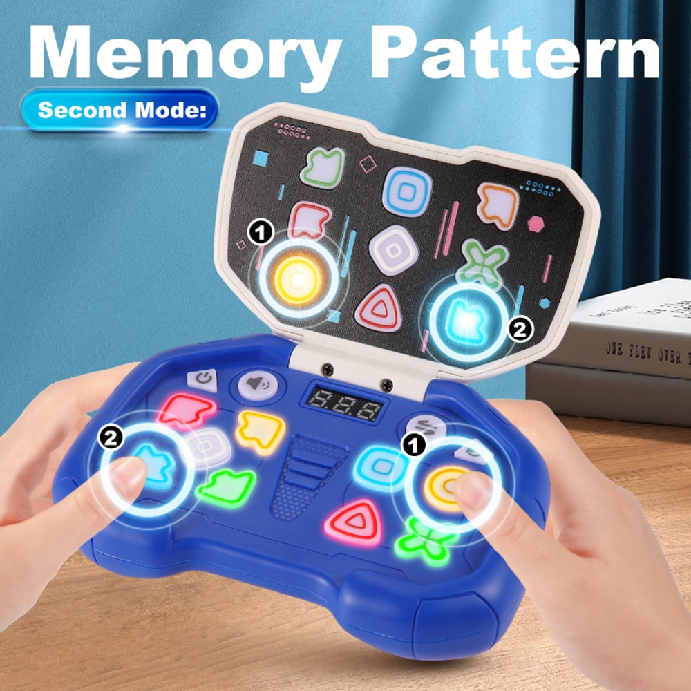 Sensory Push Game Console Music Rhythm Flashing Fast Fidget Toys For Adults Kids Quick Press Gifts