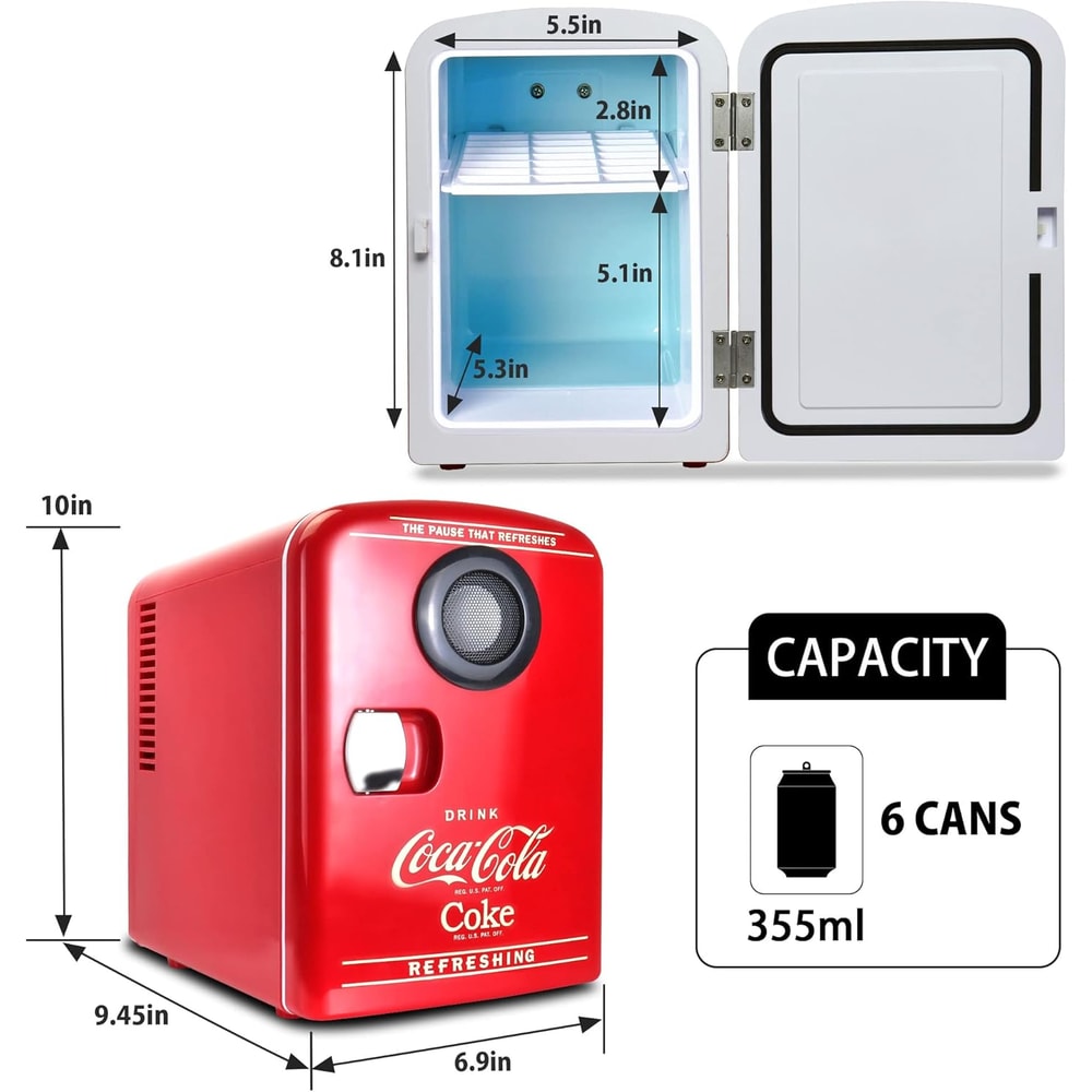 Compact Refrigerator Small Fridge for Bedroom Kitchen Office