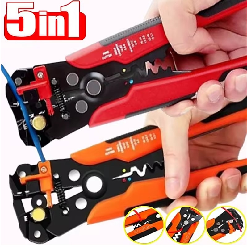 Automatic Wire Stripping Pliers For Cable Cut Crimp Terminal High Precision Hand Tool Cable Crimper 0