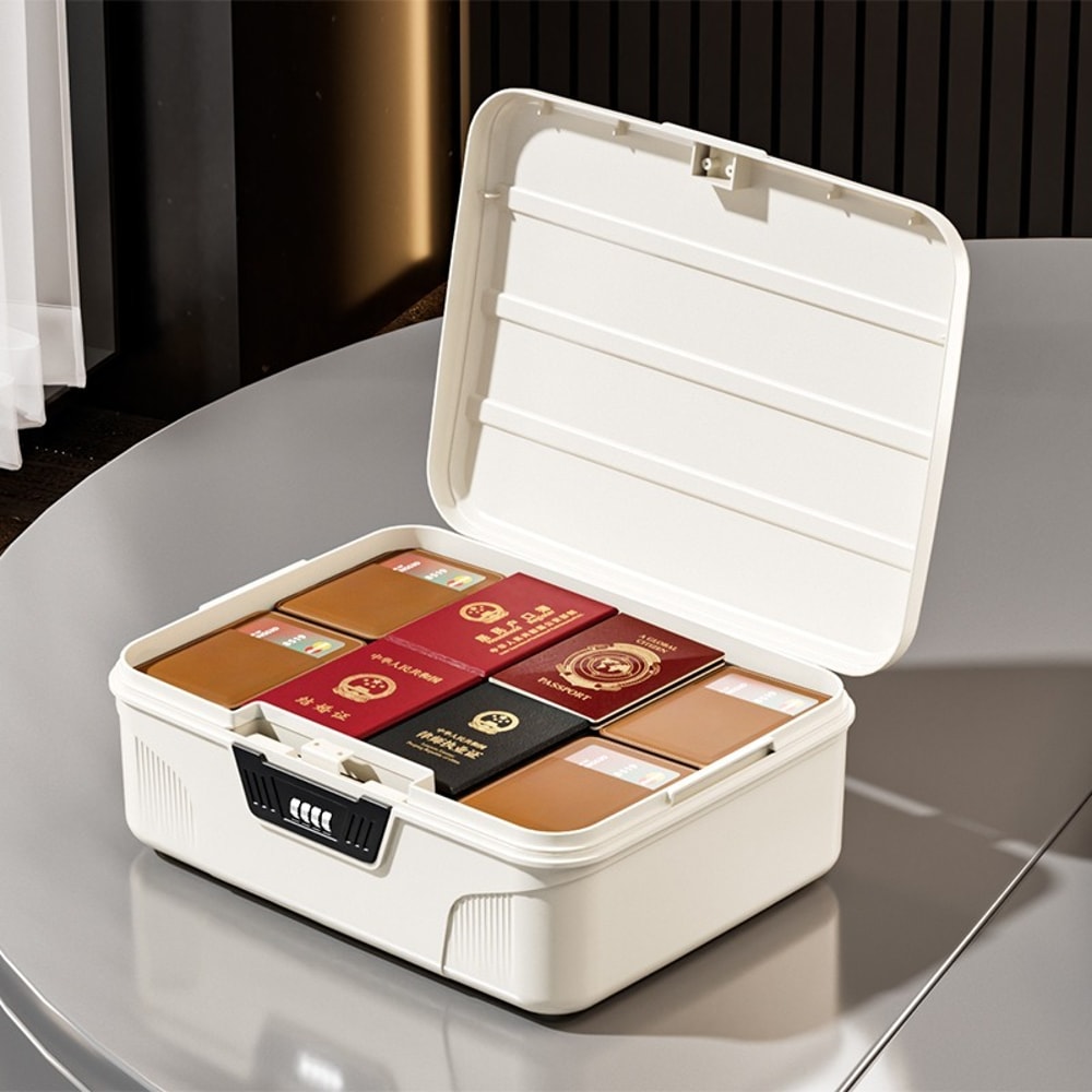 Portable Organizer Case With Digital Password Lock For Jewelry Passport Medicine Household Cash Pri 4