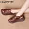Soft Leather Designer Women Sandals Luxury Wedges Shoes for Women Summer Retro Casual Female Heels