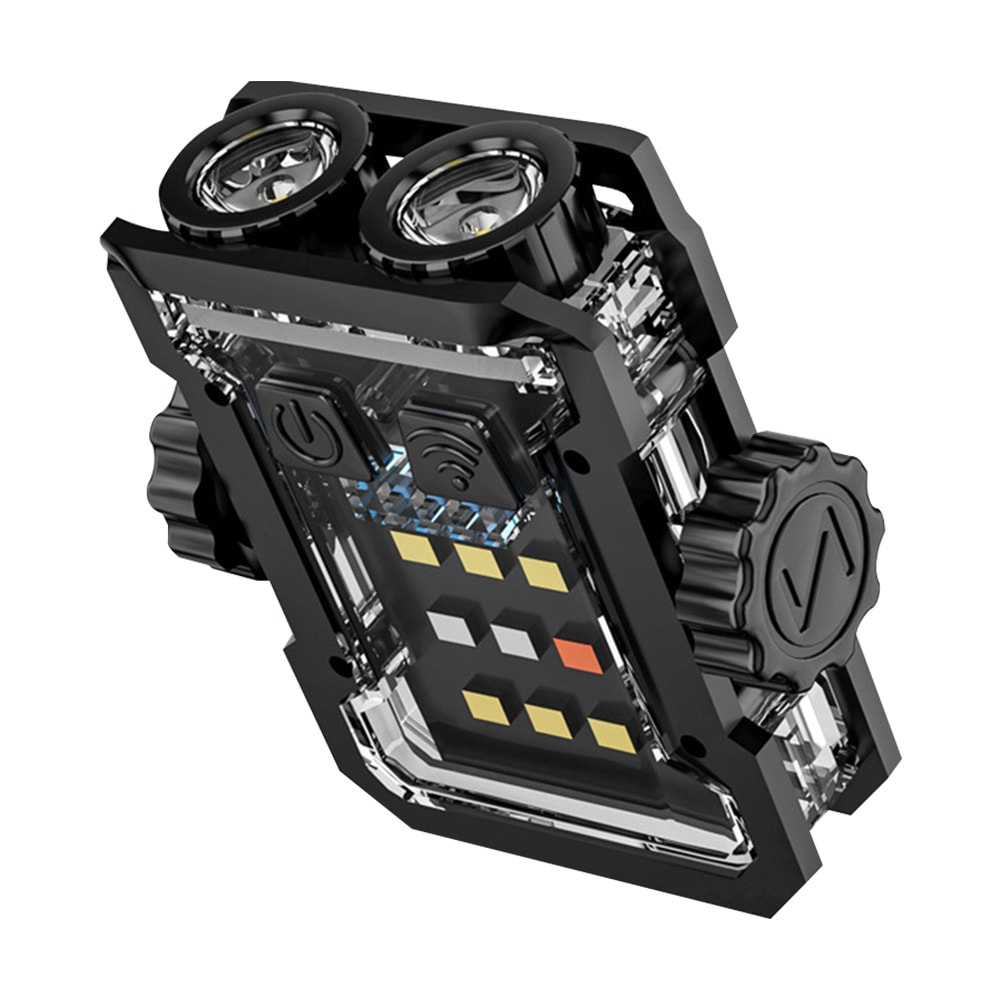 Rechargeable Mini Keychain Flashlight Safety Warning Light Magnetic Repair Lamp Outdoor Camping Work Light Emergency