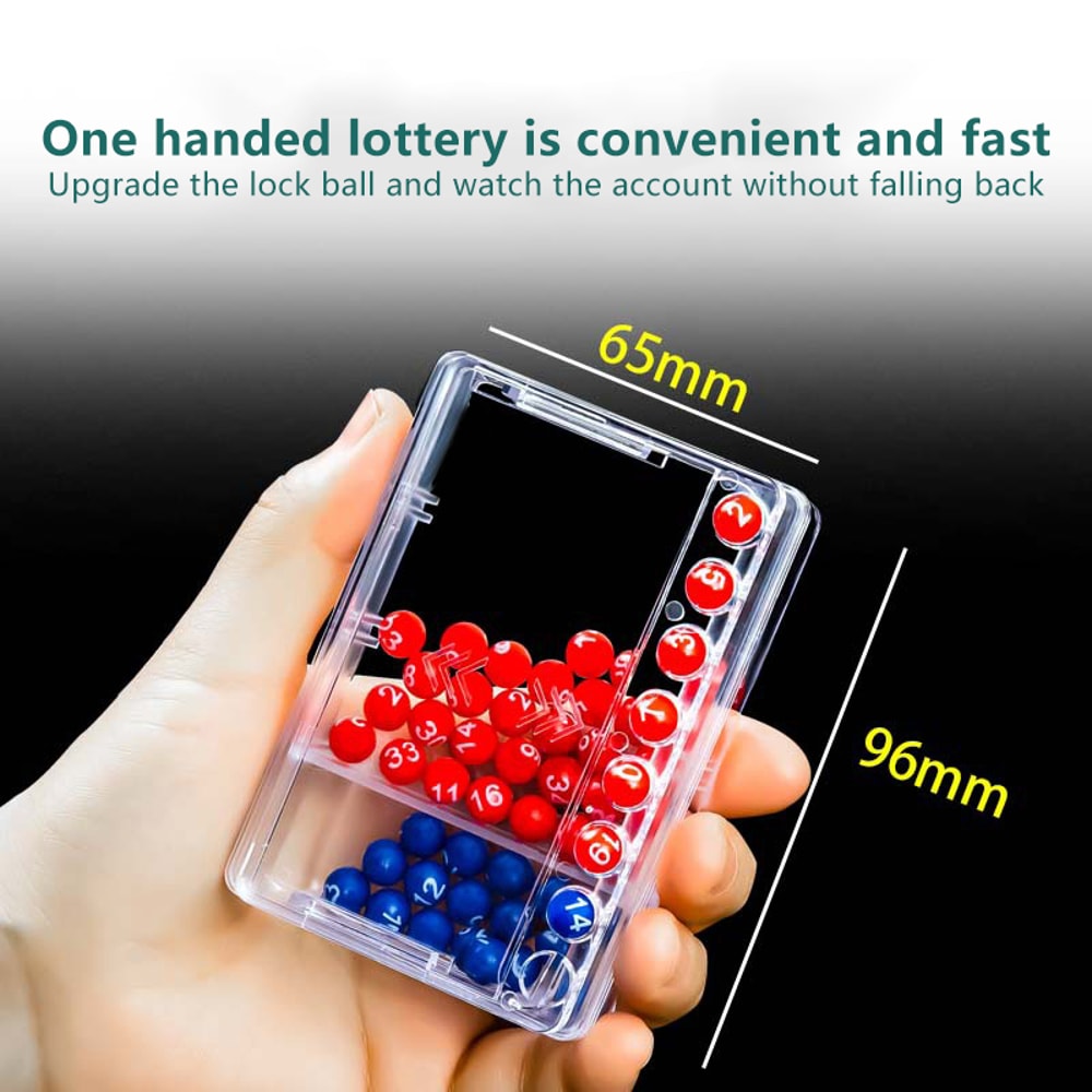 Shake Lucky Ball Mini Lottery Bingo Games Lucky Lottery Toy Number Picking Machine Fun Entertainmen 5