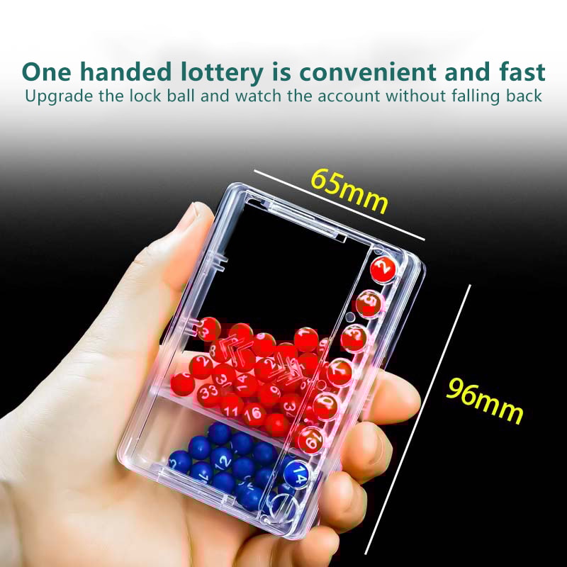 Shake Lucky Ball Mini Lottery Bingo Games Lucky Lottery Toy Number Picking Machine Fun Entertainmen 5
