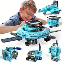 educational solar robot kit, science experiment toys, gifts for kids, building set for boys and girls