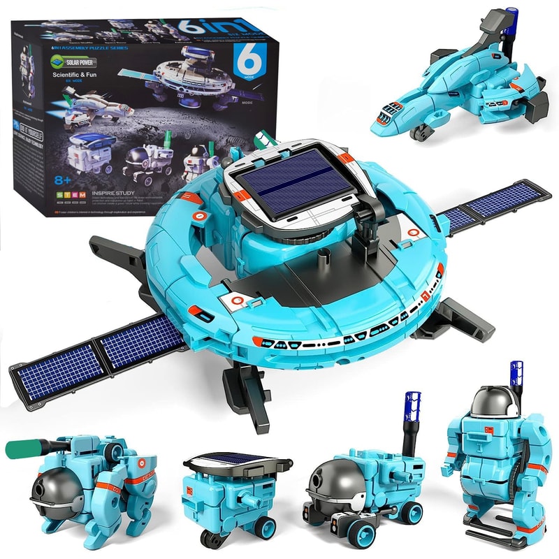 Educational Solar Robot Kit Science Experiment Toys Gifts For Kids Building Set For Boys And Girls 5