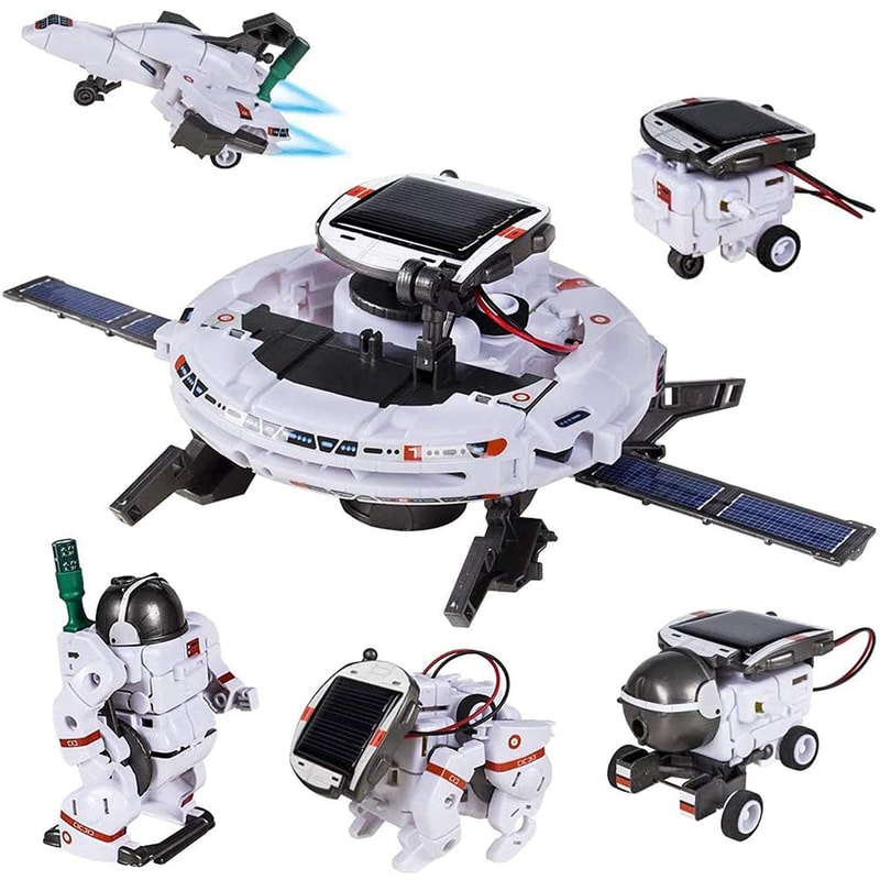 Educational Solar Robot Kit Science Experiment Toys Gifts For Kids Building Set For Boys And Girls 7