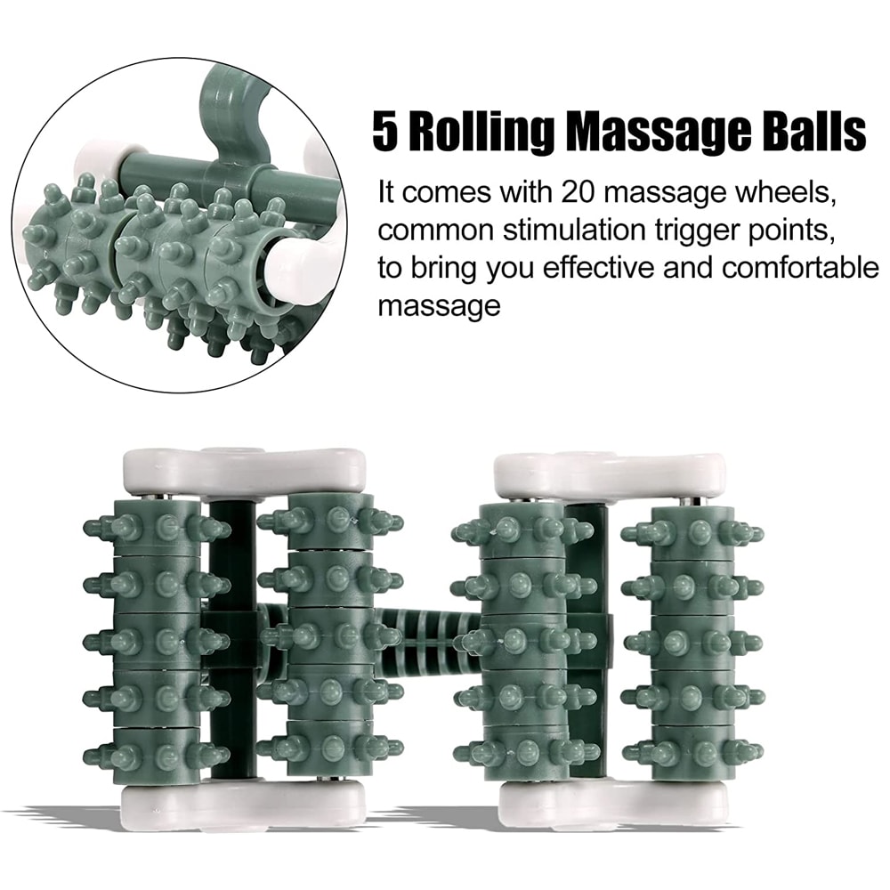 Fat Blasting Muscle Massage Roller Increaser For Back Neck Legs Anti Cellulite Myofascial Release T 3
