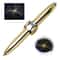 Luminous Gyro Pen Multifunctional Decompression Fidget Spinner LED Light Ballpoint Pen Metal Gift T 0
