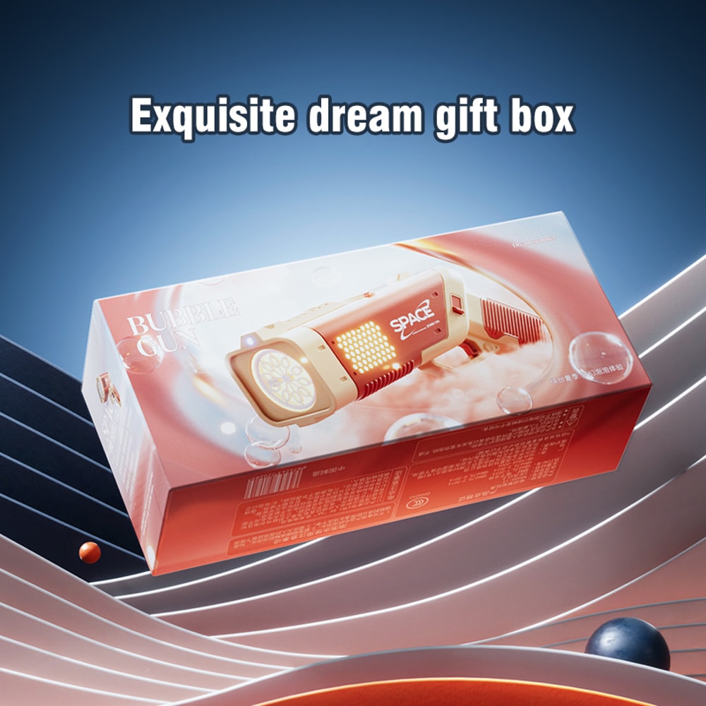 Kids Electric Bubble Gun Full Automatic Soap Blower With Light Outdoor Party Bubble Machine Perfect 5