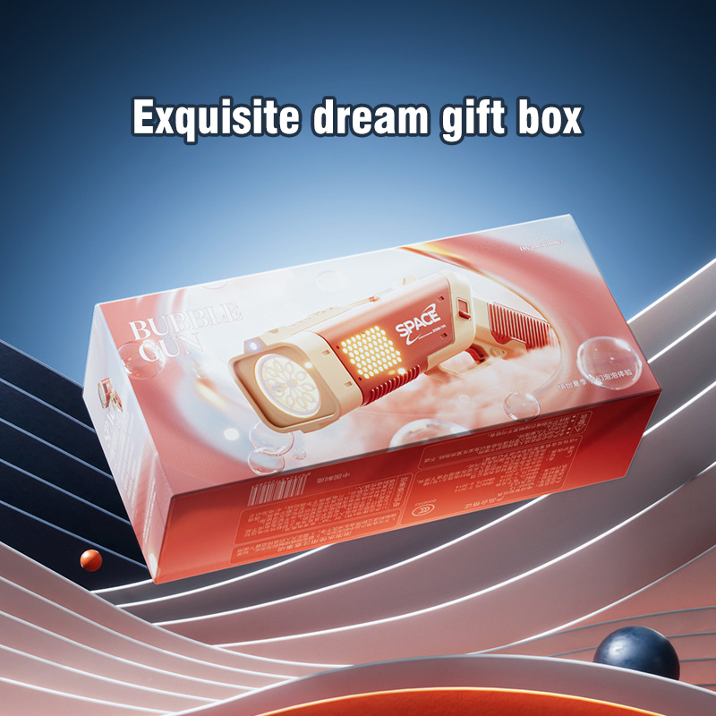 Kids Electric Bubble Gun Full Automatic Soap Blower With Light Outdoor Party Bubble Machine Perfect 5