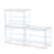 Stackable Clear Display Box Plastic Dustproof Storage Bins For Figures And Cosmetics With Interlaye