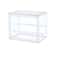 Stackable Clear Display Box Plastic Dustproof Storage Bins For Figures And Cosmetics With Interlaye