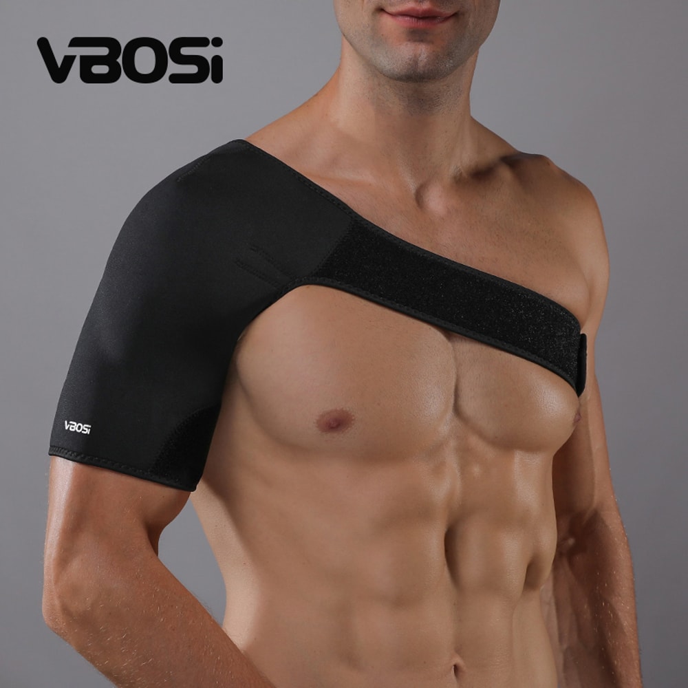 Adjustable Breathable Elastic Shoulder Support Rotator Cuff Brace For Left And Right Arm Men Women 0