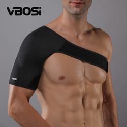 adjustable breathable elastic shoulder support rotator cuff brace for left and right arm men women