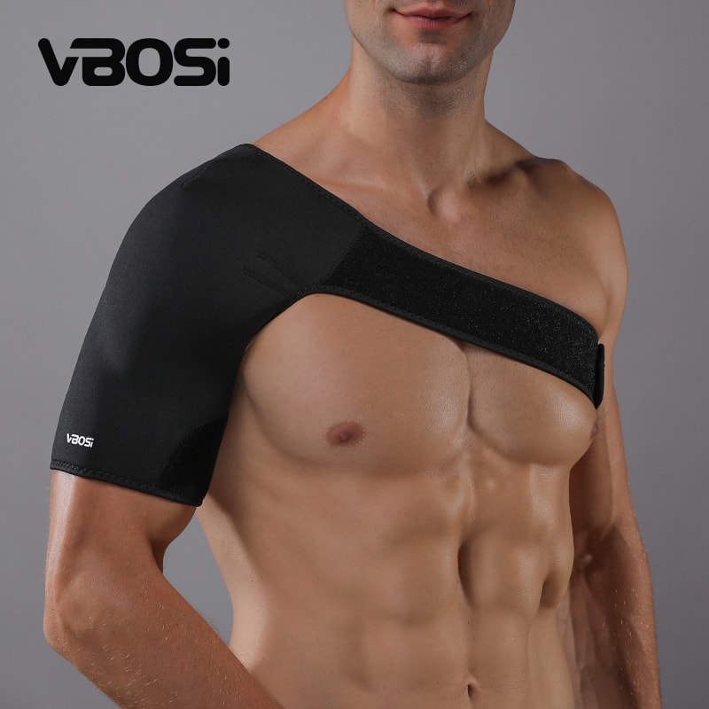 Adjustable Breathable Elastic Shoulder Support Rotator Cuff Brace For Left And Right Arm Men Women 0
