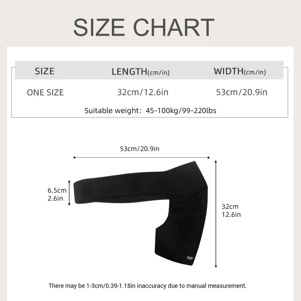 Adjustable Breathable Elastic Shoulder Support Rotator Cuff Brace For Left And Right Arm Men Women 6
