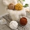 Handwoven Knotted Ball Plush Pillow Indeformable Ecofriendly Throw Pillow Back Support 3