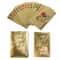 Waterproof Gold Foil Skull Poker Cards for Gambling Board Game PVC Plastic Magic Cards Flexible Washable Playing Cards
