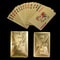Waterproof Gold Foil Skull Poker Cards for Gambling Board Game PVC Plastic Magic Cards Flexible Washable Playing Cards