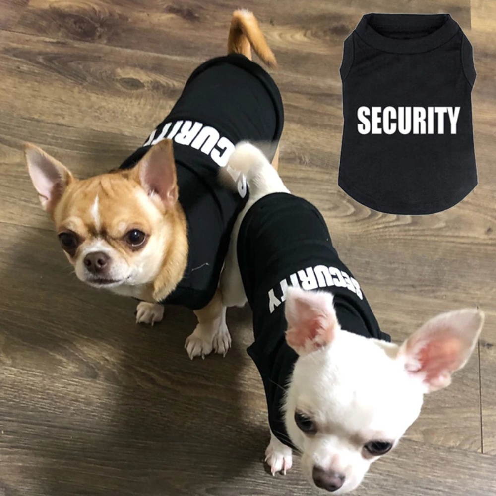Summer Pet Clothes Vest for Small Dogs Chihuahua Yorkshire Puppy Cats Security Clothing for Dogs T-shirt