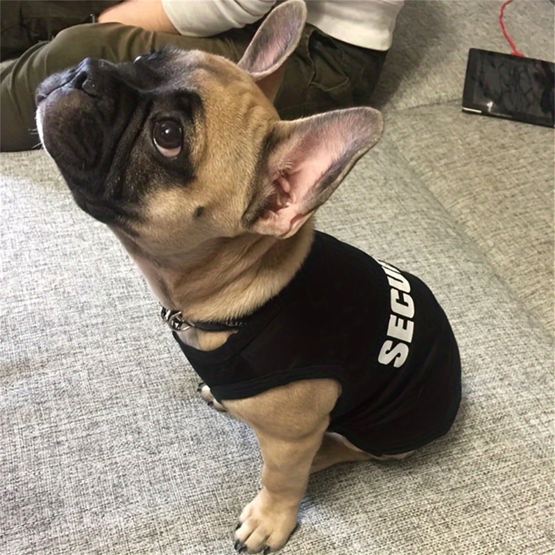 Summer Pet Clothes Vest for Small Dogs Chihuahua Yorkshire Puppy Cats Security Clothing for Dogs T-shirt