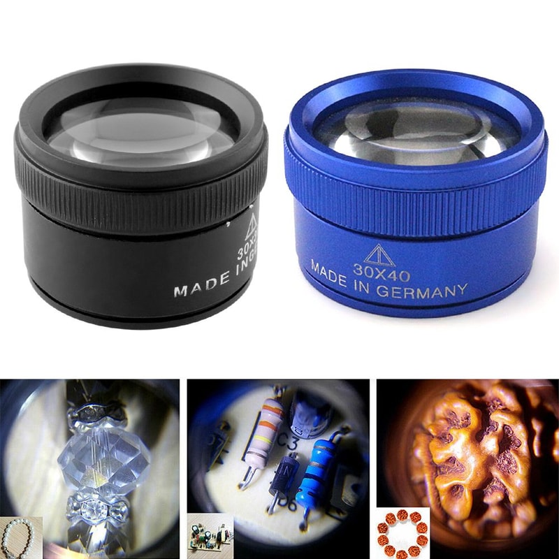 HD Magnifying Pocket Loupe Optical Glass Lens For Coins Stamps Jewelry Measuring Microscope Premium 3