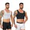 High Elasticity Breathable Comfortable Vest Mens Seamless Shaping Short Vest Sleeveless Slim Fit Un 0