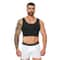 High Elasticity Breathable Comfortable Vest Mens Seamless Shaping Short Vest Sleeveless Slim Fit Un 5