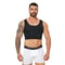 High Elasticity Breathable Comfortable Vest Mens Seamless Shaping Short Vest Sleeveless Slim Fit Un 5