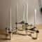 Nordic Silver Metal Molecular Structure Candle Holder Living Room Candelabra Home Decoration Gift E 0