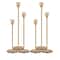 Simple Golden Metal Candle Holders Style Wedding Bar Party Living Room Decor Candlestick 0