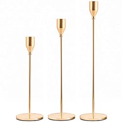 metal candle holders style fashion simple wedding table decoration