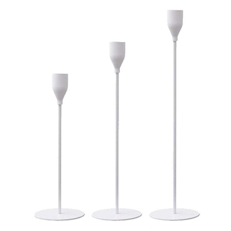 Metal Candle Holders Style Fashion Simple Wedding Table Decoration 7