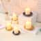Decorative Iron Plate Pillar Candle Holder for Wedding Party Gift Home Decor