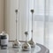 Metal Candlestick Silver Candle Holder Romantic Art Table Decoration For Wedding Dining Photography 0