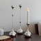 Metal Candlestick Silver Candle Holder Romantic Art Table Decoration For Wedding Dining Photography 1